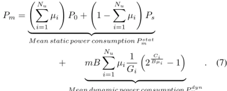 Fig. 1. Variation of the base station power consumption during a frame. The base station switches to sleep mode until the end of the frame after serving all users.