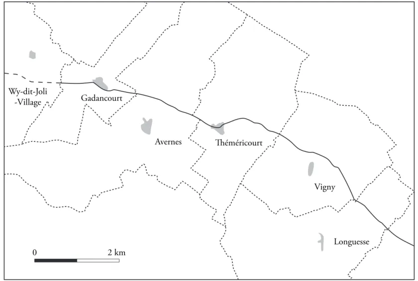 Figure 4 : Le « vieux chemin » d'après les cartes et les plans domaniaux du XVIII siècle