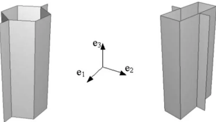 FIG. 3. Hexagonal and over-expanded unit cells.