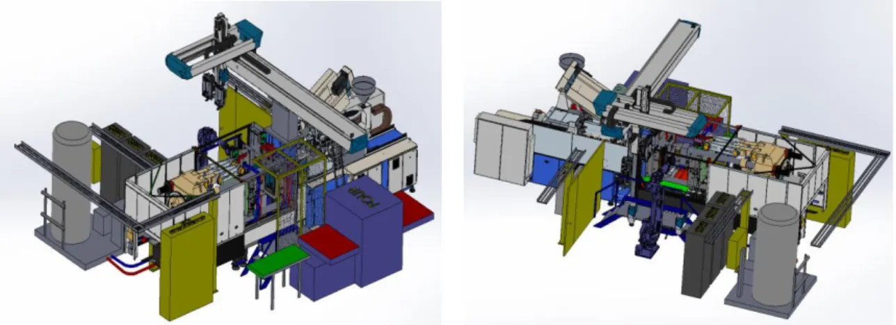 Fig. 11 : Conception de l’unité de production pilote C-RTM TP  (INCREASE) 