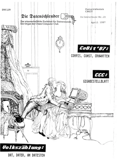 Figure 5. Sexualizing the computer: parody of computer ‘intimacy’ in a 1980s hacker fanzine (Anon., 1987)