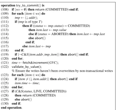 Figure 9: Transaction commit.
