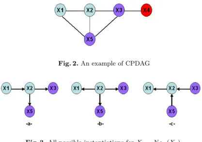 Fig. 2. An example of CPDAG