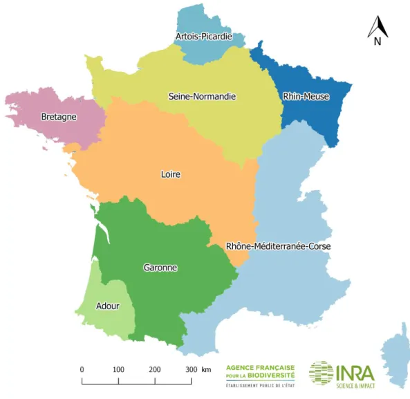 Figure 7 : territoires des COGEPOMI en France 