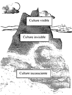 Figure 2-3:  le modèle de l'iceberg 