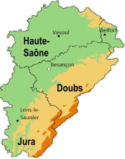 Tableau 4 : Teneur en N de l'herbe en Franche-Comté (2008-2011) 