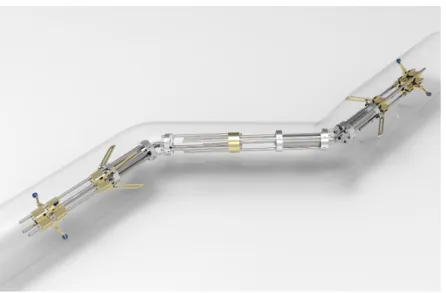 Fig. 8. Rendered model of the new “Elephant trunk” type bio-inspired robot