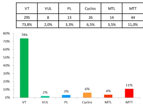 Figure 9 : description des types de véhicules dans notre base VEda 