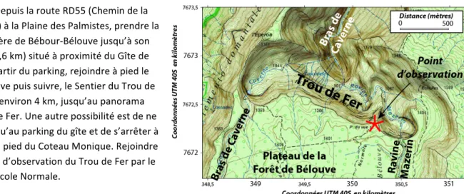 Figure 2: Profils longitudinaux de la Ravine Mazerin et du Bras de Caverne. 