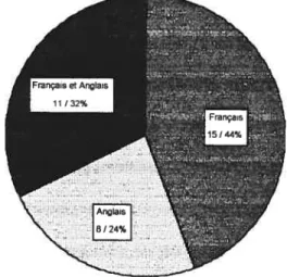 Graphique 4.2 Langues parlées à la maison par les juges