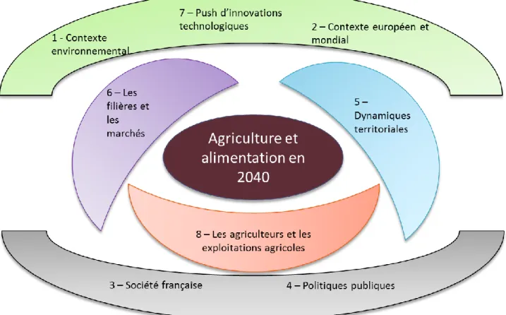 Figure 6 - Paysage prospectif du contexte agricole 