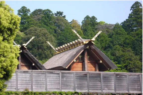 Figure gk. Ise Jingu Grand Shrine, rebuilt every twenty years, Japan. Photo by N Yotarou, April khho