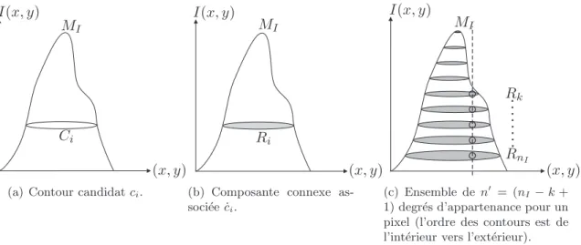 Figure 9: Conversion de la description de contour vers une description en chaque pixel.