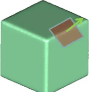 Fig. 3 The plane model does not fit the surface along the edges