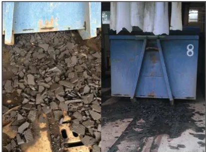 Figure 2.1 Alum sludge being collected for disposal in Dublin Ballymore Eustace WTP 