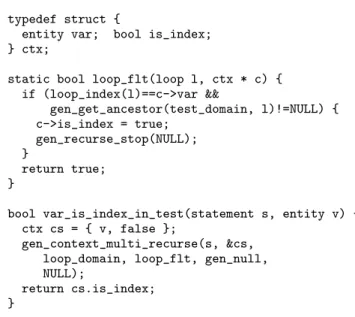 Figure 7. PIPSmake rules for building the symbol table and code