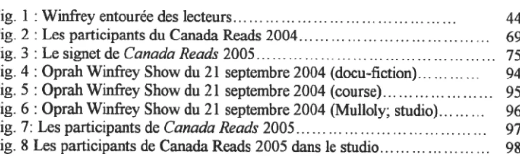 fig. 1: Winfrey entourée des lecteurs 44