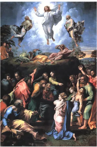 Figure 12.  Raphaël, La transfiguration, 1518-1520.