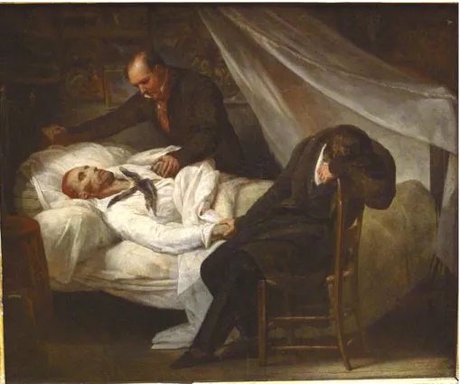 Figure 17.  Ary Scheffer, La mort de Géricault, 1824. 