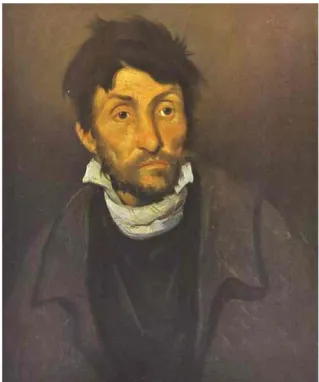 Figure 19.  Théodore Géricault, Le monomane du vol, 1821-1823. 