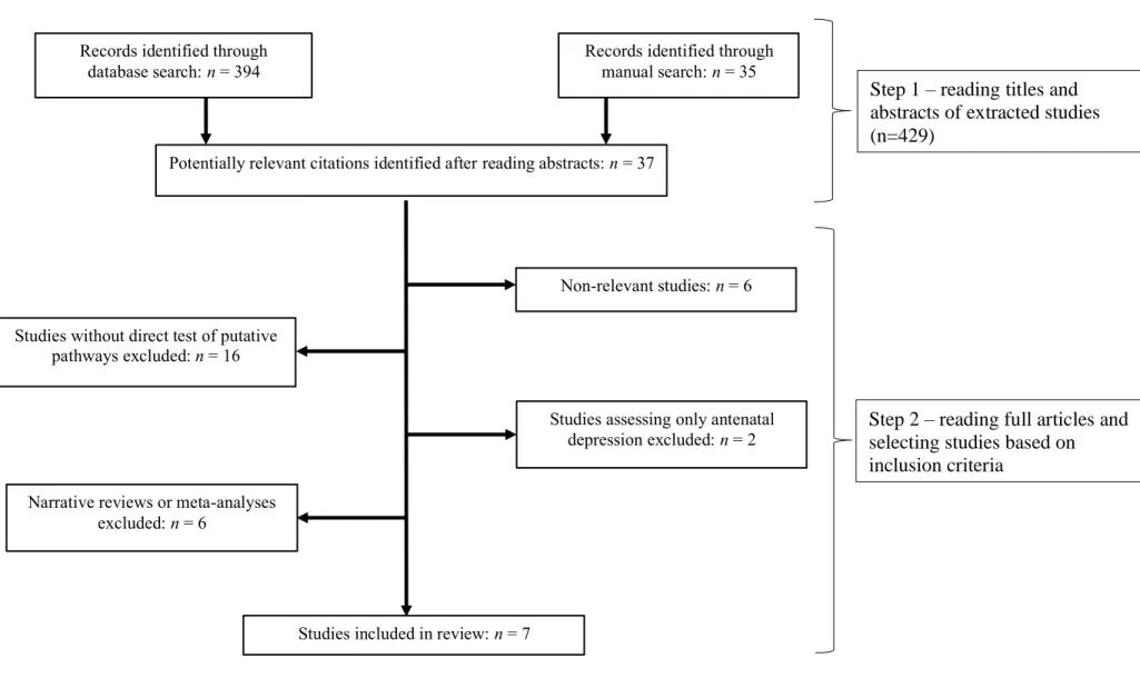Figure 1. Flow diagram of study selection procedure 