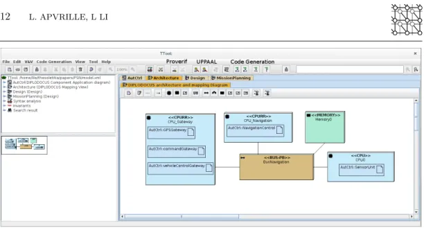 Figure 9. Screenshot of TTool