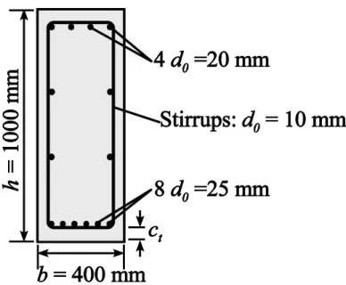 Figure 3. Configuration of the bridge girder 