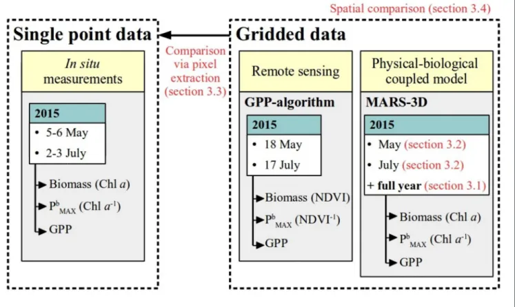 FIGURE 2 | Methods for MPB GPP estimation used in this study.