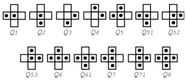 Fig. 1 Generating set of structuring elements for 8-convex polygons