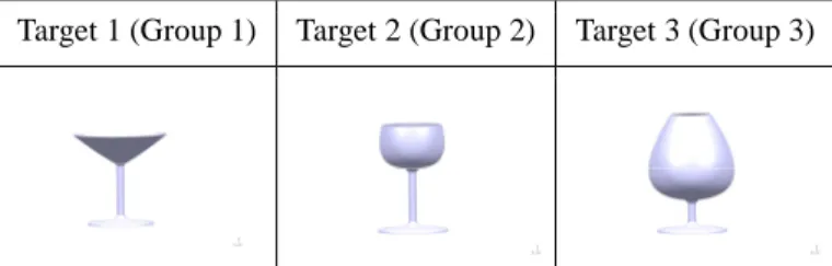 Figure  10.  FORMS  OF  THE  3  PROPOSED  GLASSES,  MINIMIZING THE DISSATISFACTION. 