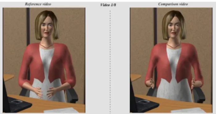 Figure 3: The main screen of the online study.