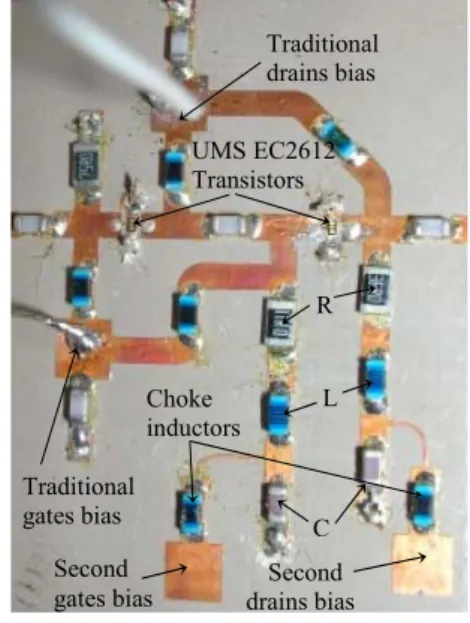 Figure 4 is a picture of the circuit layout with indica- indica-tions about the component characteristics