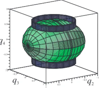 Fig. 1.3 Parallel singularity of the 3-PPPS robot with quaternion representation