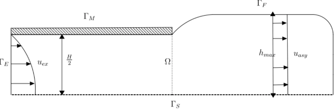 Figure 4.7. Géométrie du problème d’extrusion