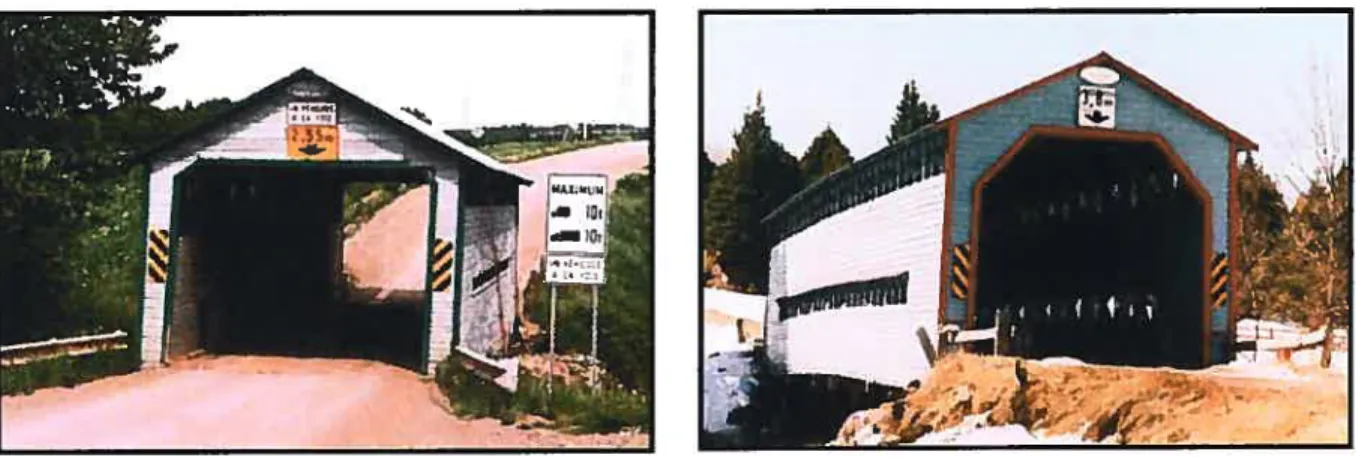 figure 1. Le pont Pierre-Carrier (61-42-05) dont l’ouverture est très étroite au centre du mur.