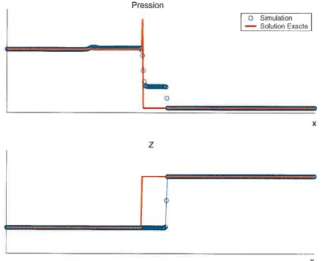 FIG. 2. 1. Solution non-phvsicue typicÏue obtenue avec une méthode sous-résolue non adaptée.