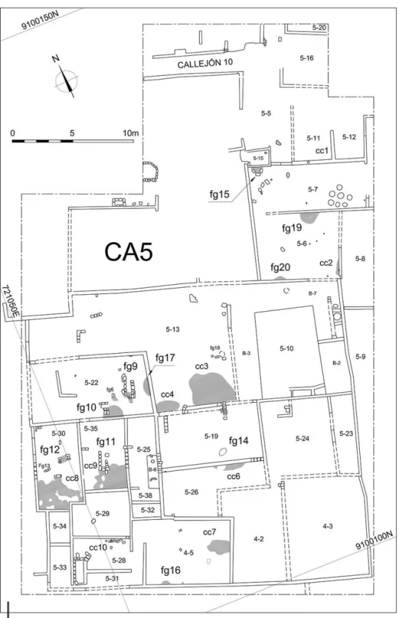Figura 2 – Plano del conjunto Arquitectónico 5 (cA5)