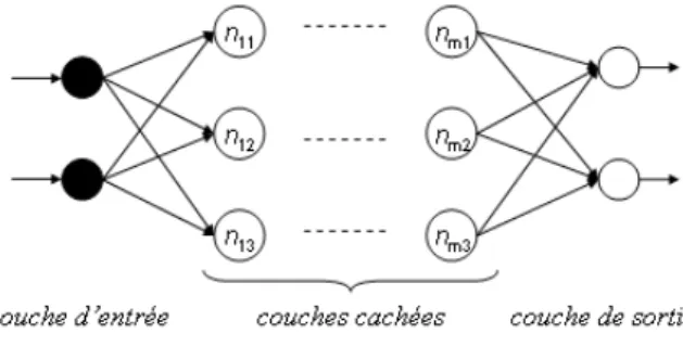 Figure 1.2.5 ­ Réseaux de neurones