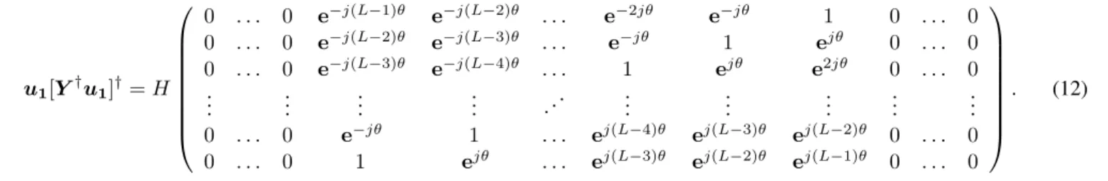 Fig. 4 illustrates this result by displaying the average corre- corre-lation between the reconstructed components and the reference signals using SSA with the proposed grouping method on a real signal made of a sinusoid and an impulse expressed as s n = co