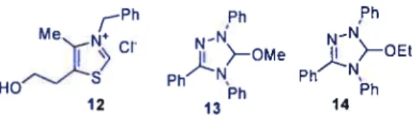 Figure 2. Catalysts Used in Acyloin Condensation ofAspartate t3-Aldehyde 75152,55 Table 1