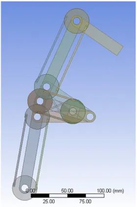 Fig. 11. 2D model in ANSYS.