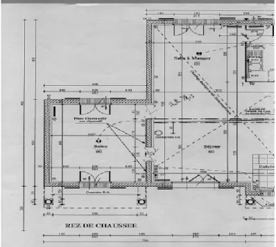 Figure 1.2 – Exemple de plan d’architecte (source FS2i)