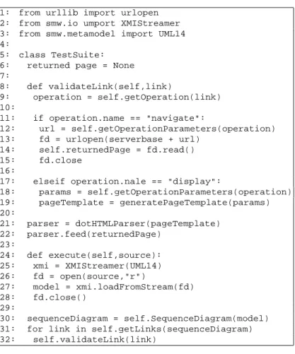 Fig. 13 Parsing and execution of UML