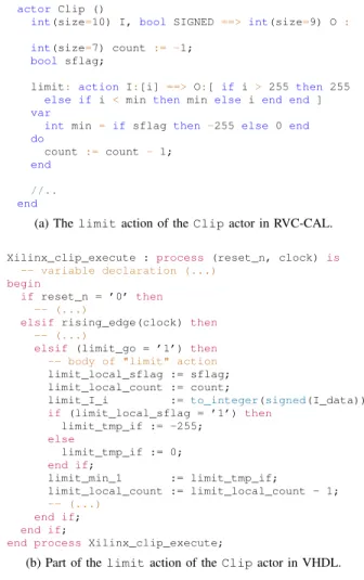 Fig. 2: Open RVC-CAL Compiler design flow.