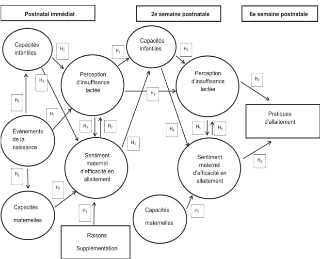 Figure 1. Modélisation de facteurs associés à une perception d’insuffisance lactéeH3