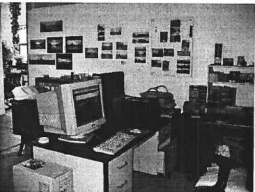 figure 1: The artist’s “studio-as-problem-space”