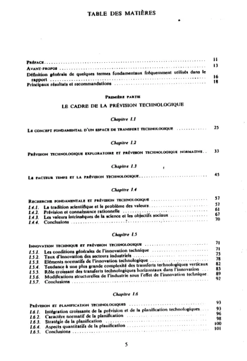 TABLE  DES  MATIÈRES 