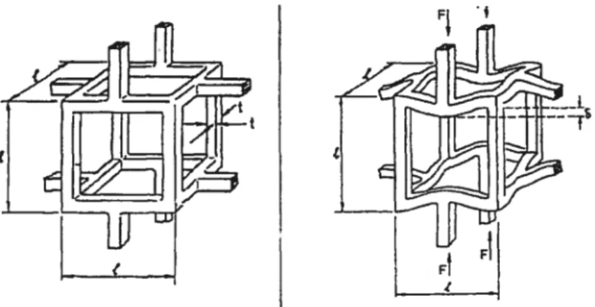 FIG. 2.7: Illustration du modèle de solide alvéolaire. Source : Fig. 1 de Wendling et al