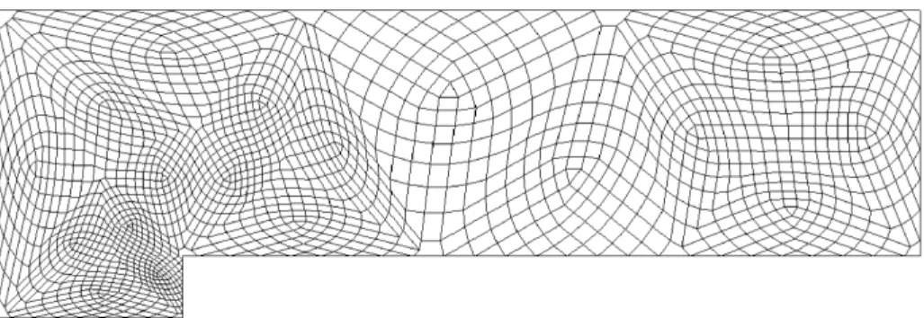 Figure 10: Prototype of unstructured mesh used for the computations in the tunnel.