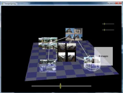 Figure 7: Selection and interactivity in the visualization application.